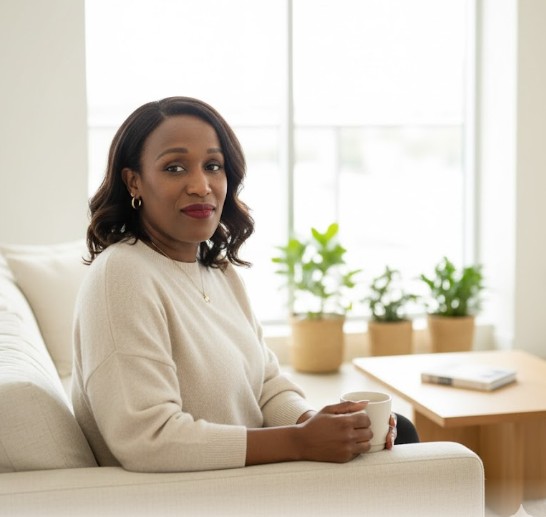Bernadette, founder of Mum & Me Support, providing postnatal and newborn care in Nairobi
